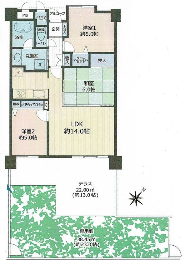【マンション】ダイアパレス御影橋 103号室