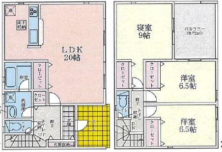 【新築戸建】能美市下ノ江町　第3-②号棟